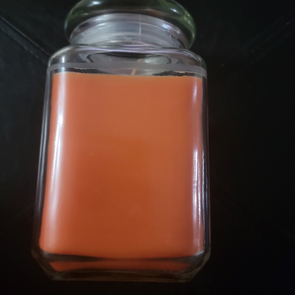 Entice Aromas Limited Edition Apple Peach Medley 16oz Glass Jar Candle - Picture 3 of 7